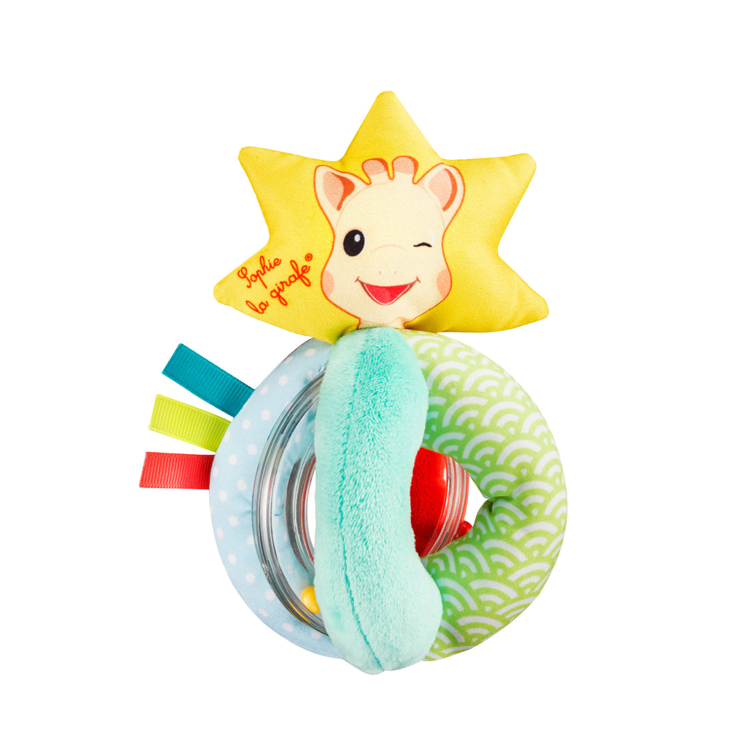 Sophiesticated Sophie and Beads rattle set