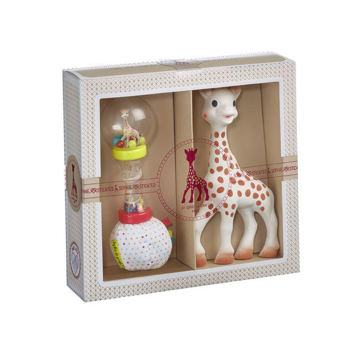 Sophiesticated Sophie and Maracas rattle set