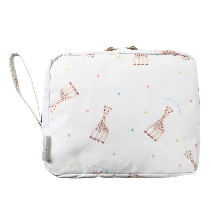 キリンのソフィー×Ribbon hakka kidsコラボ プリントおむつポーチ