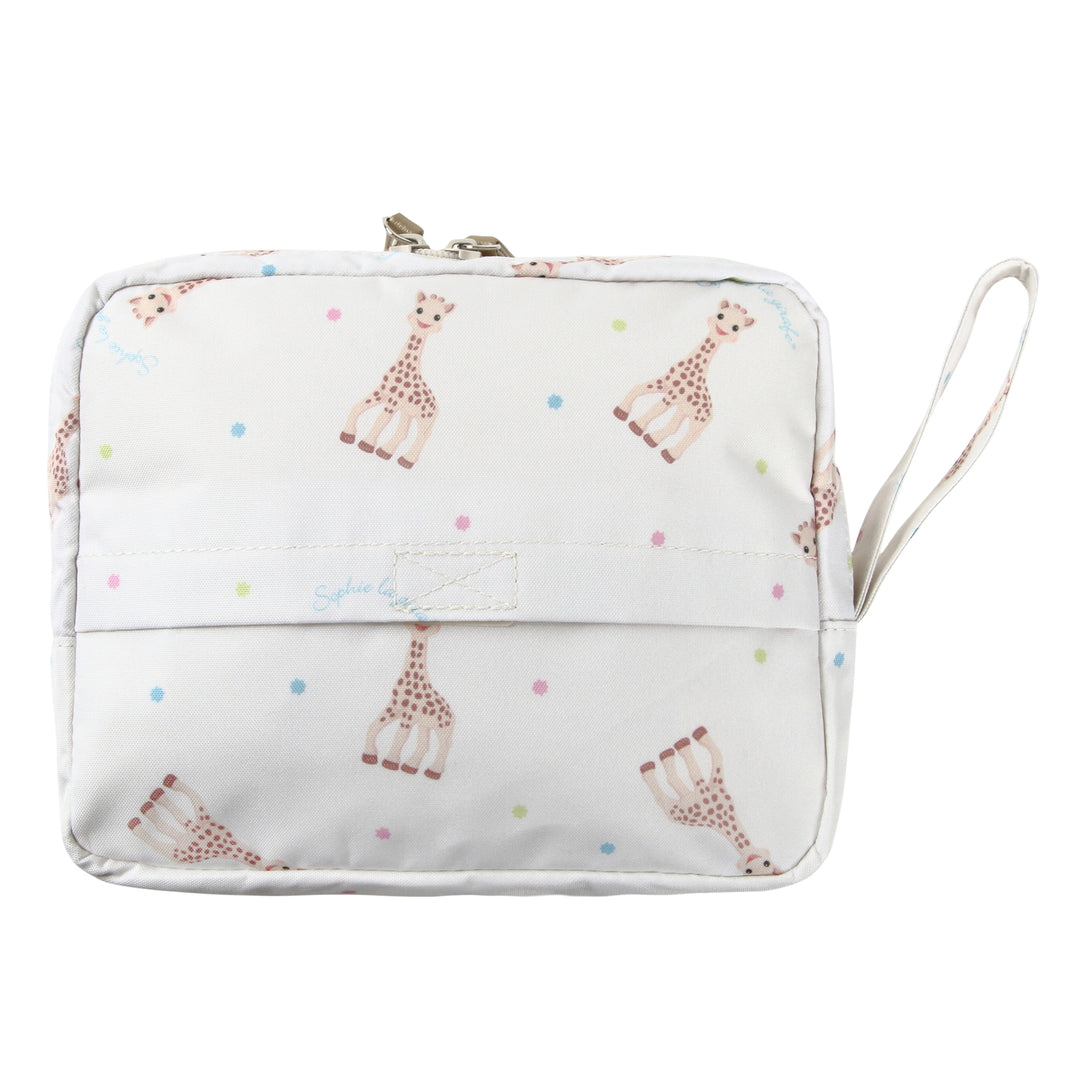 キリンのソフィー×Ribbon hakka kidsコラボ プリントおむつポーチ