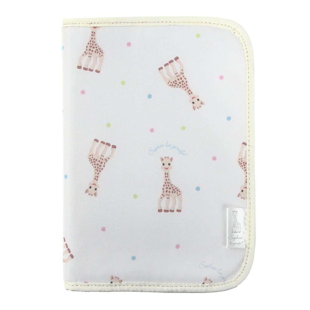 キリンのソフィー×Ribbon hakka kidsコラボ プリント母子手帳ケース