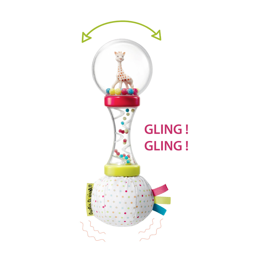 Sophiesticated Sophie and Maracas rattle set