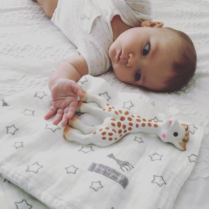 Sophiesticated Sophie and Swaddle Blanket set