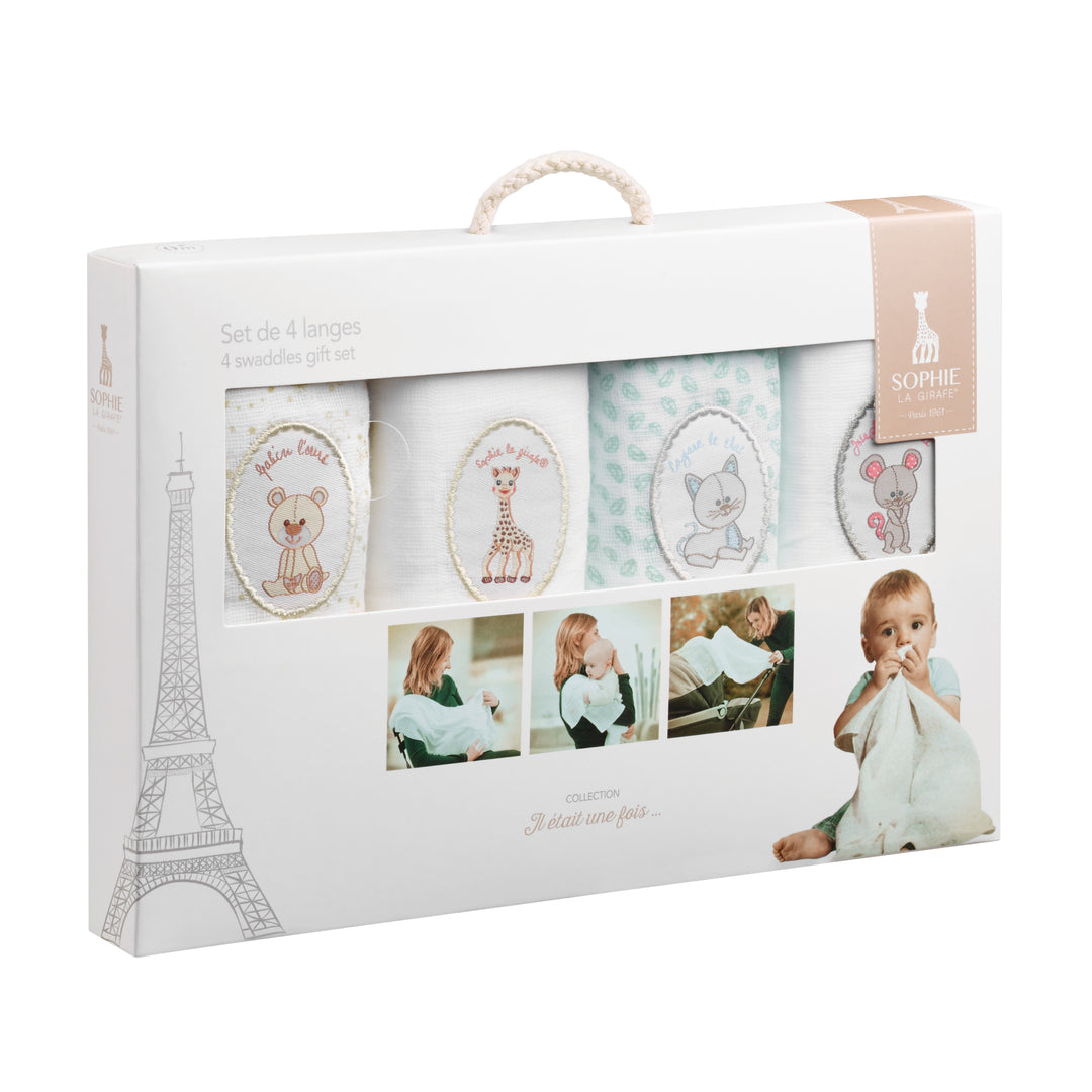 Sophie friends 4 swaddles set