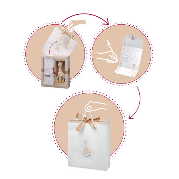 Sophiesticated Sophie and Maracas rattle set