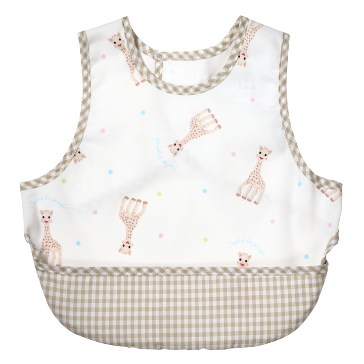 キリンのソフィー×Ribbon hakka kidsコラボ 袖なしお食事エプロン