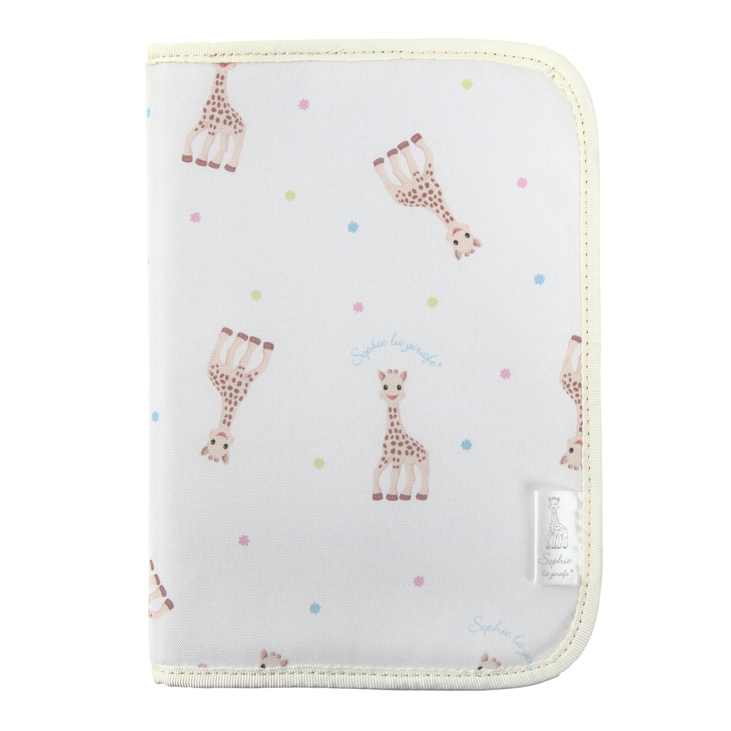 キリンのソフィー×Ribbon hakka kidsコラボ プリント母子手帳ケース